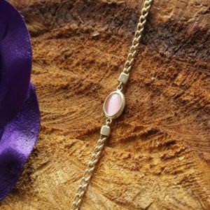 Pembe Taşlı Bileklik