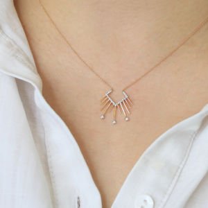 0.10 Ct Pırlanta Kolye