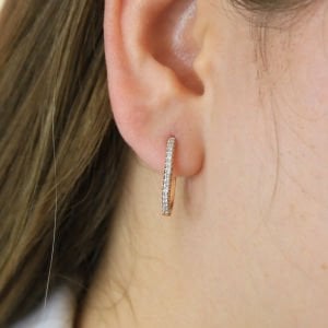 0.20 Ct Pırlanta Küpe