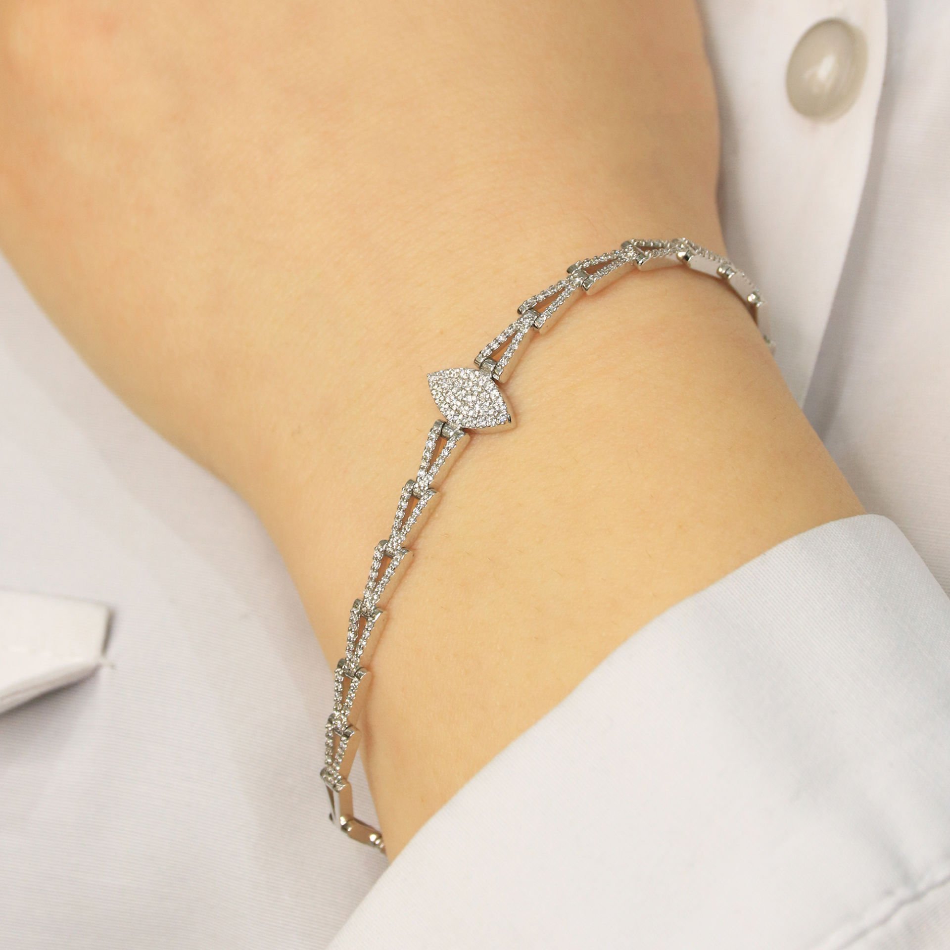 0.57 Ct Pırlanta Bileklik