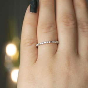 0.22 Ct Yarımtur Pırlanta Yüzük