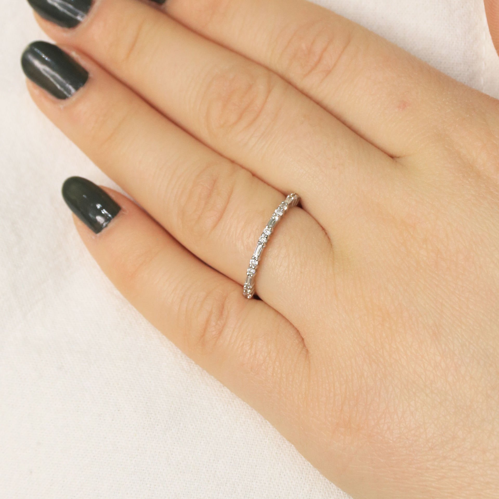 0.22 Ct Yarımtur Pırlanta Yüzük