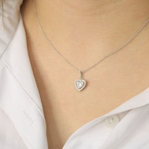0.38 Ct Pırlanta Kolye