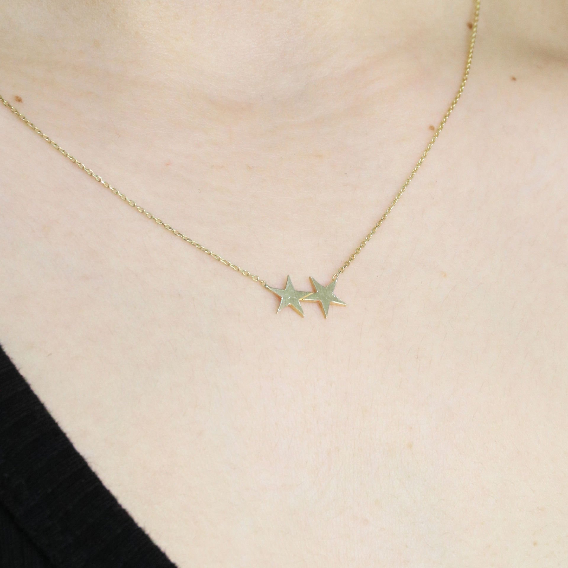 Minimal Altın Yıldız Kolye
