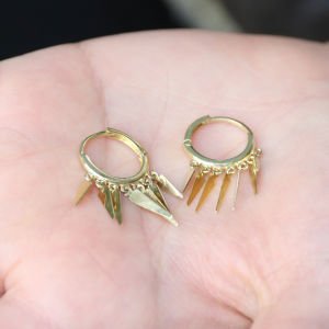 Pullu Sallantılı Küpe